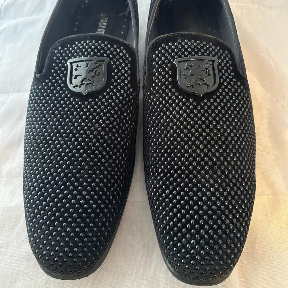 Stacy Adams Black Loafers - Picture 2 of 6